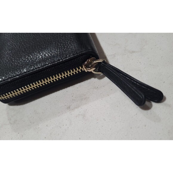 Kate Spade Authentic Pebbled Black Leather Long Wallet & Adel Bifold Wallet (2) - Picture 4 of 16